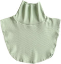 Fake Collar Detachable Turtleneck Dickey collar Half Blouse Pullover False Collars for Women Men in Sweater