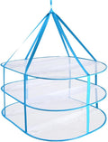 Large Folding Laundry Drying Rack, Clothes Drying Rack, Portable Sweater Drying Rack, Mesh Hanging air Dryer, Lay fold Flat Dry Hanger for Indoor Outdoor, Delicates, Towel, Socks,Swimsuit