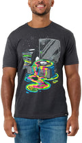 INTO THE AM Graphic Tees for Men S - 4XL Premium Short Sleeve Colorful T-Shirts Trippy Space Designs