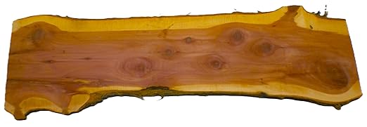 Premium Red Aromatic Cedar Slabs, 8-10 in Wide, 24 in Long, 1 in Thick (36" inches Long)