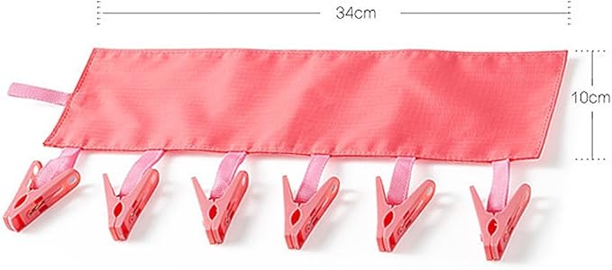 Foldable Plastic Travel Underwear Socks Bathroom Home Closet Clothes Hanger 4Pcs Pack