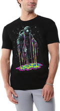 INTO THE AM Graphic Tees for Men S - 4XL Premium Short Sleeve Colorful T-Shirts Trippy Space Designs