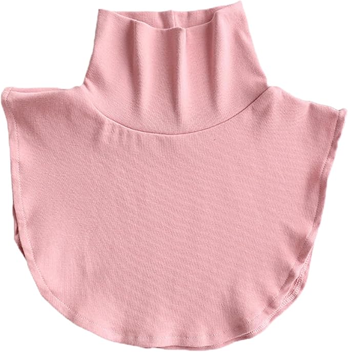 Fake Collar Detachable Turtleneck Dickey collar Half Blouse Pullover False Collars for Women Men in Sweater