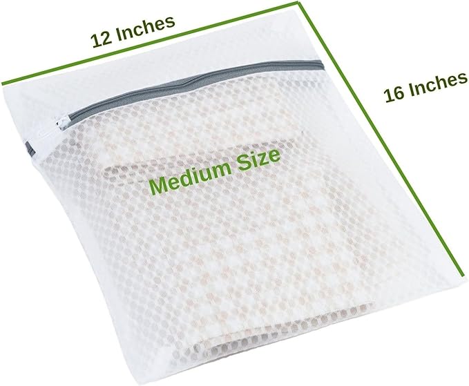 2 Shoe Laundry Bag & 1 Mesh Wash Bag Set – Sneaker Washing Bag for Machine Wash, Delicates Laundry Bags with Zipper for Shoes, Bras, Underwear, Sweaters & Activewear – Durable, Protective, Reusable