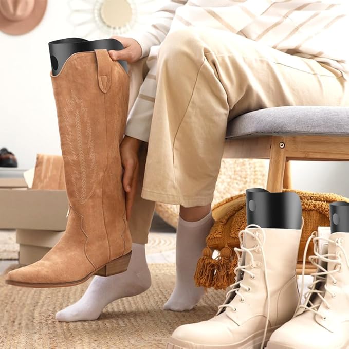 5 Pairs Boot Shapers Form Inserts Keeper Tall Boots Support Holders, Breathable Boots Support for Men or Women