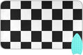 Portable Ironing Mat for Table Top Iron Pad Heat Resistant Blanket Portable Travel Ironing Board Covers Tabletop Sewing Pressing Quilting Large 27.6x47.2Inches Checkered Black and White