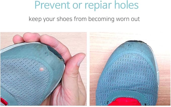 Circle Shape Shoe Hole Prevention Repair Patches/Inserts for 12 Holes (White)