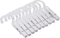Fox Run Laundry Hook/Clips Clothespin Hangers Pins Set 10 Rack Organizer (2Pack)