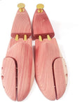 1 Pairs Twin Tube USA Grown Red Cedar Wood Adjustable Width Shoe Shaper For Men Women Shoe Tree, Crease Protector