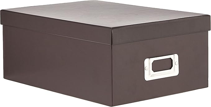 Pioneer Photo Albums B-1S/DB B-1S Photo Storage Box, Dark Brown