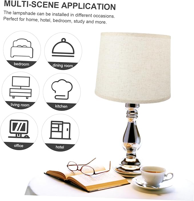 Decorative Fabric Lamp Shade Accessories iron cloth cover lampshade decorate small lampshade desk lamp Buckle