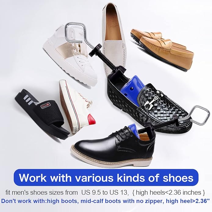LANNEY Shoe Stretcher for Women & Men Wide Feet - Premium Shoe Expander Widener Stretch Length Width