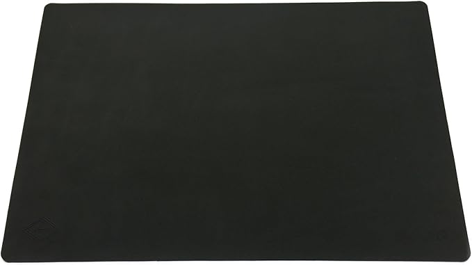 Home Essential, Supmat XL, Super Versatile Extra Large and Thick Heat Resistant Silicone Mat, Counter Mat (Pure Black)