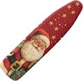 GLENLCWE Santa Claus Print Ironing Board Cover 54x15 inches Christmas Thick Ironing Board Cover with Elastic Edge Non Slip Pad Iron Cover with Hook and Loop