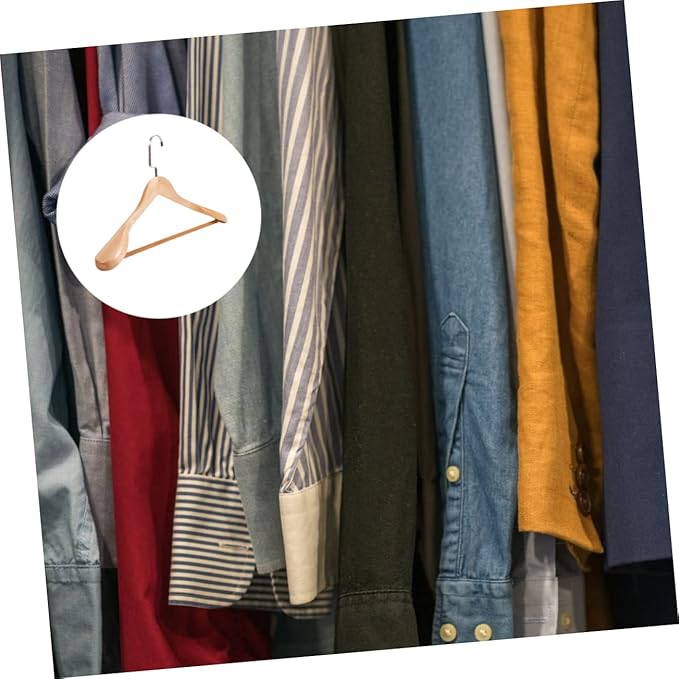 1pc Thickened Wide Hanger for Coat and Clothes Drying Solid Traceless Rack for Home Organization Design Space-Saving for Laundry Rooms and Closets