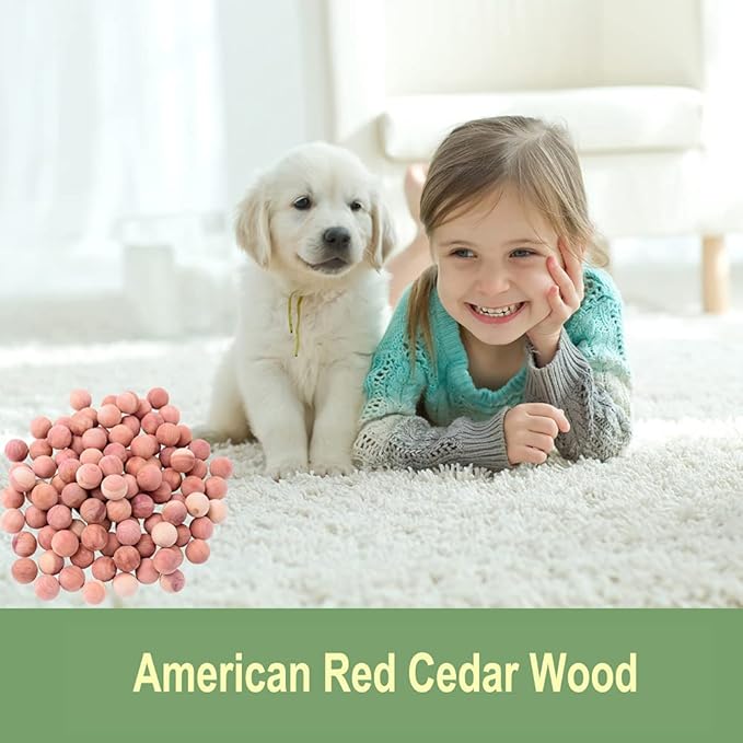 Cedar Blocks for Clothes Storage 120 Cedar Balls for Clothes Storage