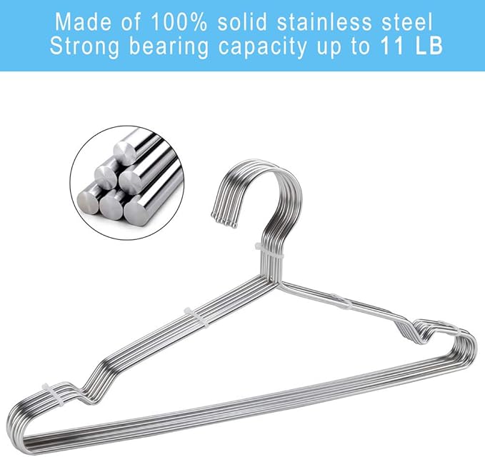 Hanger Organizer Magnetic Hanger Holder for Washing Machine Laundry Room Organization, Coat Hangers 40 Pack Clothes Hangers