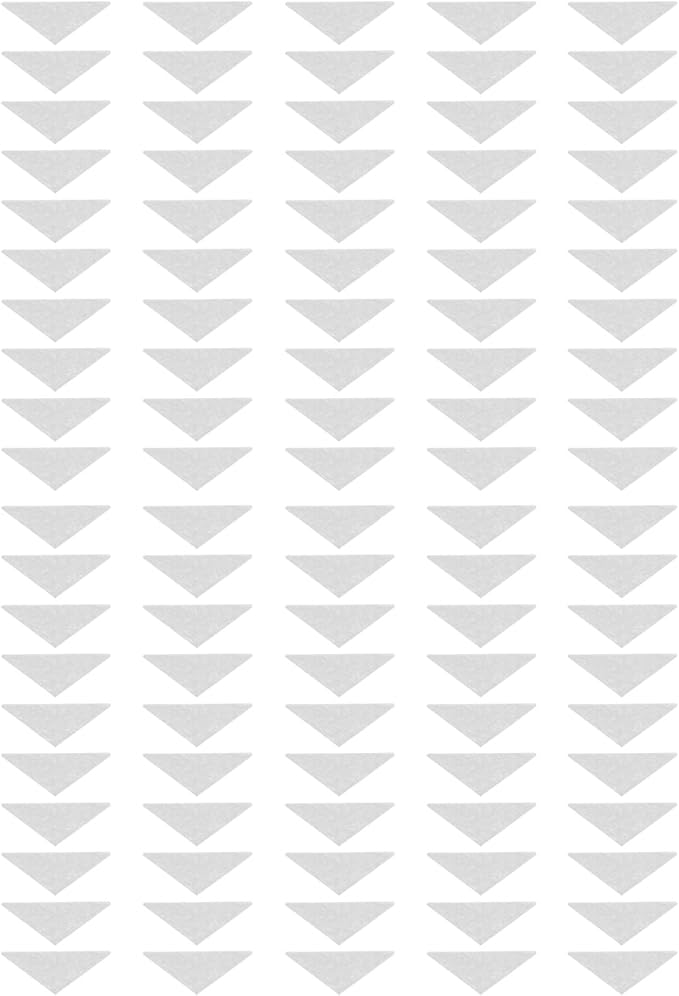 100PCS Clear Plastic Shirt Collar Stays Invisible Triangular Support for Men Women Dress Shirt Collar Maintenance