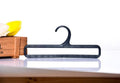 WellieSTR (Pack of 50 Plastic Hangers,Towel/Scarf/Legging Hangers, 16.5cm/6.5" - Black