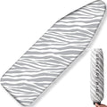 BNDX Heat Resistant Ironing Board Cover 15x54 Inch - with 2" Elastic & Buckles Scorch Proof Padding for Sewing Studios & Busy Adults - Wild Rhythm