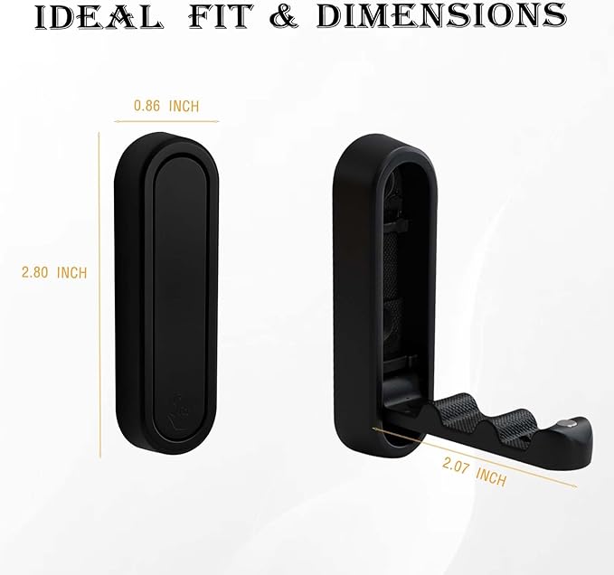 Heavy Duty Folding Wall Hooks 2 Pack, Black Foldable Coat Hooks for Bathroom, Closet, Entryway, Towel, Robe, Bag, Hat Hanging, Space Saving, Zinc Alloy, Easy Mount
