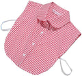 YEKEYI Lady Half Shirt Blouse - Detachable Collar Dickey for Women