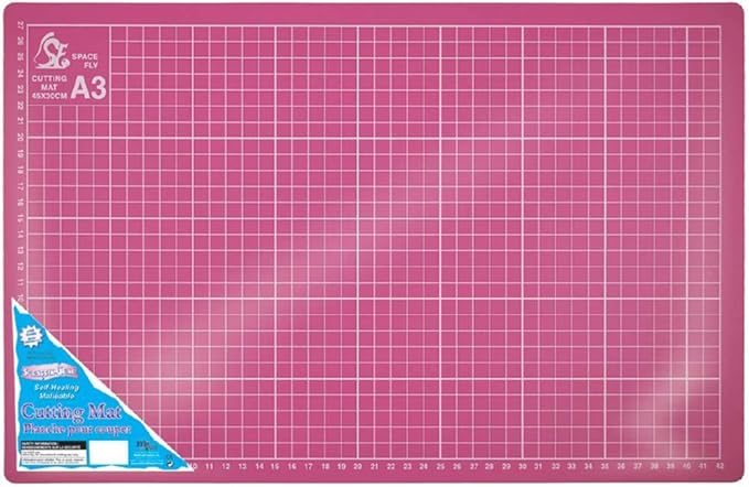 Scrappin-Gear Self-Healing A3 Cutting Mat with Grids, 12-Inch x 17.75-Inch