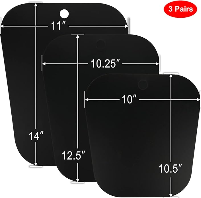 Cosmos 6 Pcs (3 Pairs) Boot Shaper Form Inserts Tall Boots Support, Keep Boots Straight, Reusable Flexible Plastic Sheet Boot Support Inserts Boots Stand - 10 Inch, 12 Inch, 14 Inch Tall