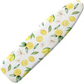 Lemon Flowers Heat Reflective Iron Pad for Table Top Soft Non Stick Scorch and Stain Resistant Standard Size Fit Extra Wide 15 x 54 Ironing Boards Protectors for Home Decor