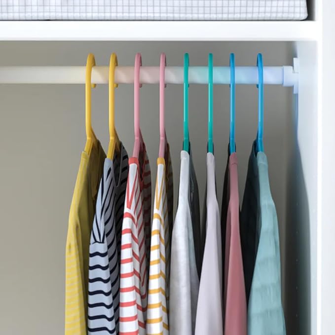 Ikea BAGIS Children's coat-hanger, assorted colors- (24 Pack)
