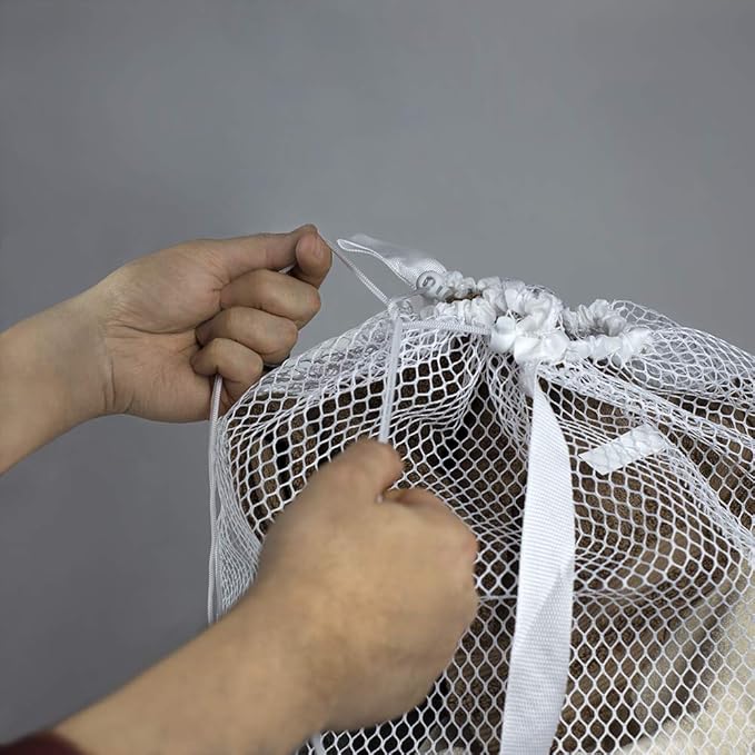 Mesh Laundry Bag with Handle By Home Basics