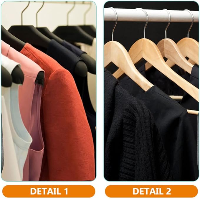 Clothing Hanger Sponge Cover 50pcs Non-slip Foam Hanger Pads Protective and Convenient Covers