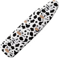 Flashideas Cow Print Ironing Board Cover and Pad- 52" x 13" Iron Board Cover Fits Standard Size, Iron Board Cover Accessories