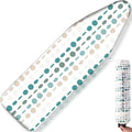 BNDX Ironing Board Cover Pad Thick for Hotels Tension Fit - Eco-Conscious Consumers Laundry Business Owners Home Gym Users Durable, College Students Buckles 15" x 54" Standard Size - Confetti Dots