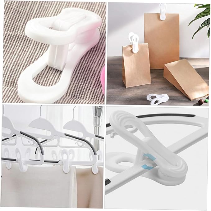 20pcs Hanger Clip Sock Fixing Clips Non-Skid Clothespin Clips Socks Clips Towels Clips Plastic Clothes Clips Quilt Clamp Laundry Pegs Clothespins Clothing Peg Windproof Clothespin