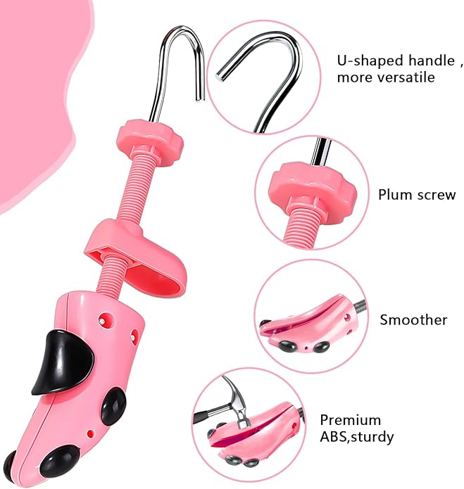 Shoe Stretcher Shoe Trees,Adjustable Length & Width for Men and Women,4-Way Adjustable Shoe Expander Widener