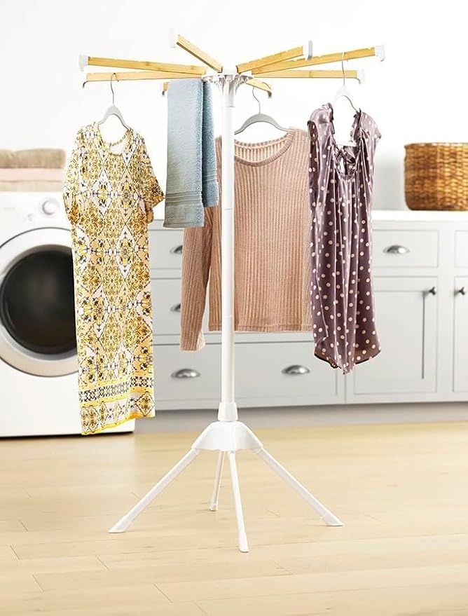 Whitmor Folding Drying Rack, White