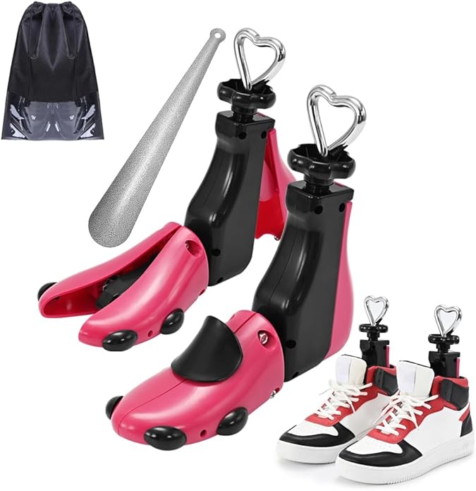 JJDPARTS Shoe Stretcher Women Men, Boot Stretcher Women, Adjustable Unisex Shoe Boot Stretcher Wide Feet