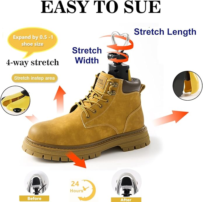 Shoe Stretcher Men Women Boot Stretcher Adjustable Width and Length Widener Expander Men Wide Feet Shoe Stretcher