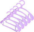 DEDU Plastic Clothes Hangers 20 Pack, Extra Thick Wide Shoulder Coat Hangers with 360° Swivel Hook Non Slip, Sweater Hangers Suit Hanger for Suits, Sweater, Dresses, Pants (Purple)