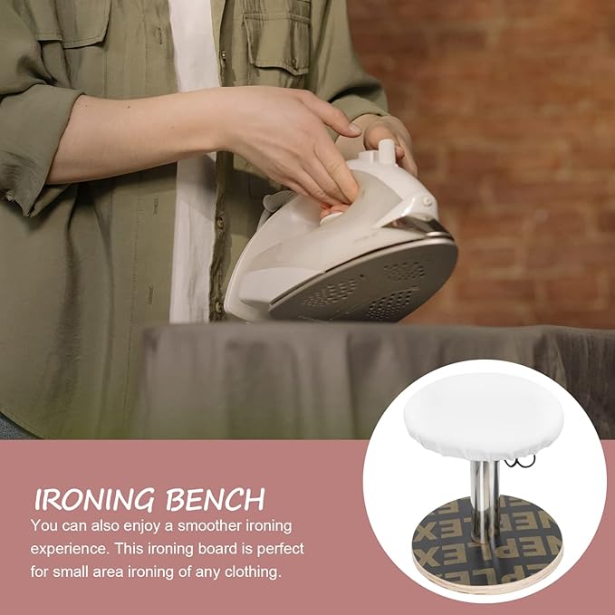 Zerodeko Compact Ironing Board and Breathable Cover for Small Spaces Home and Hotels Multi-Functional Clothes Ironing
