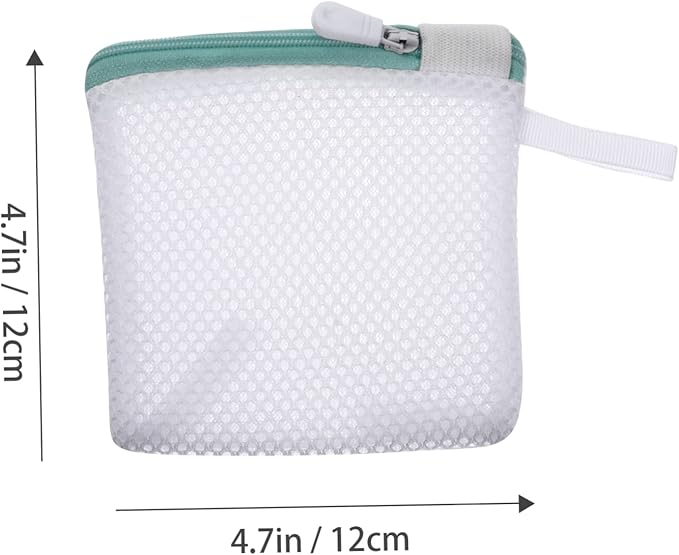 6-Pack Mesh Laundry Bags with Zipper for Washing Machine Travel & Delicate Clothing Organizer Foldable Lightweight Mesh Wash Bags for Bras Underwear