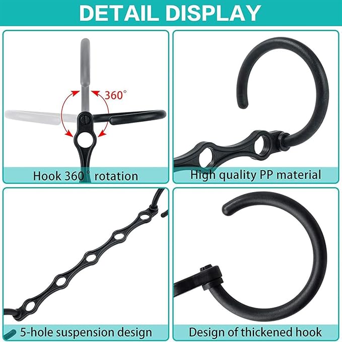 Space Saving Hangers for Clothes,20 Pack Sturdy Closet Hangers Space Saver,Upgraded Closet Space Savers,Magic Hangers,Shirt Hangers Space Saving,College Dorm Room Essentials for Heavy Clothes