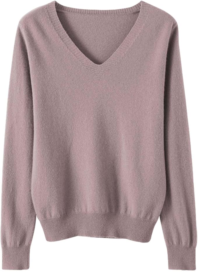 Merino Wool Cashmere Sweaters for Women 2025 Oversized Soft Sweater Long Sleeves Casual Loose Pullover Knitted Tops