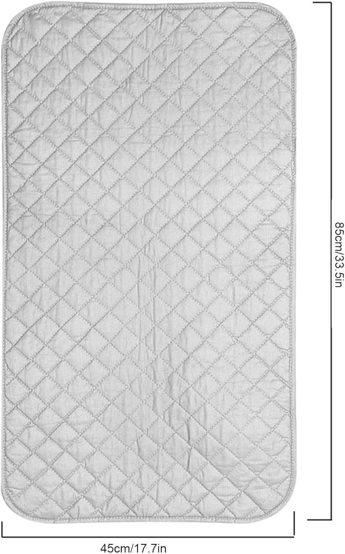 Joyzan Ironing Pad, Portable Magnetic Grip Iron Blanket Mat Isolate Heat Cover Board Alternative Washer Dryer Table Top Countertop Silicone Coating Scorch Resistan Travel Small Living Steam Pressing