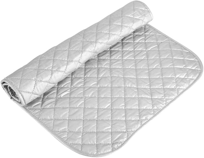 Magnetic Ironing Mat Blanket, Ironing Mat with Silicone Pad Heat Resistant Ironing Blanket Thick Portable Travel Ironing Pad for Home(02)
