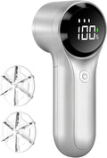 Fabric Shaver, Electric Lint Remover, Rechargeable Lint Shaver, Household Essentials for Clothes, Upholstery, Furniture, Sweater Defuzzer to Remove Pilling, Battery Operated, Birch