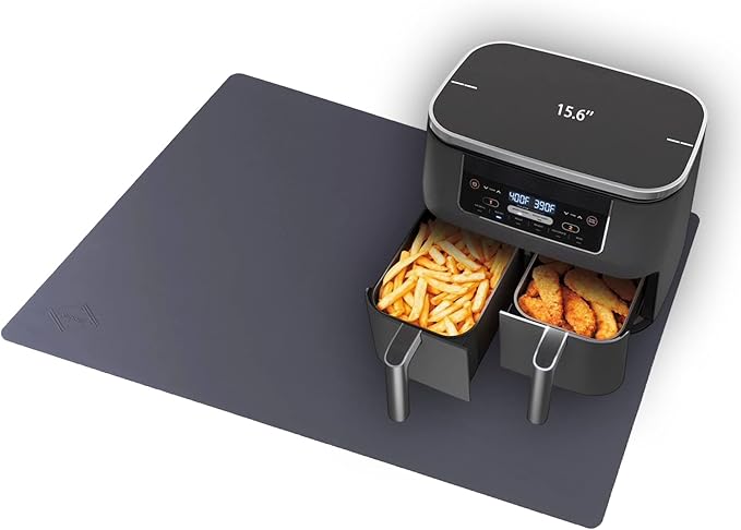 32''x24'', Supmat Ultra Large, Super Versatile Extra Large and Thick Heat Resistant Silicone Mat, Counter Mat, (1, Dark Gray)