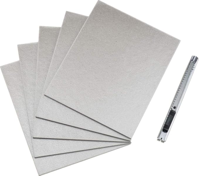 XunLiu 5 PCS Waveguide Cover Mica Plates Sheets Microwave Oven Part 12 x 15 cm with DIY Tool for Universal Microwave Oven (Thickness 1mm)
