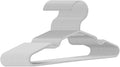 Baby Hangers for Closet 60 Pack Light Gray Plastic Kids Children's Clothes Hangers Non-Slip (Light Gray, 60)